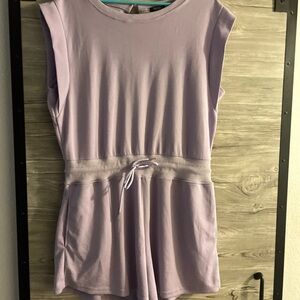 Lavender Romper XL